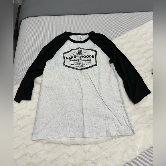 Lake of the Woods Brewing Company Baseball 3/4 Sleeve Top - Picture 1 of 1